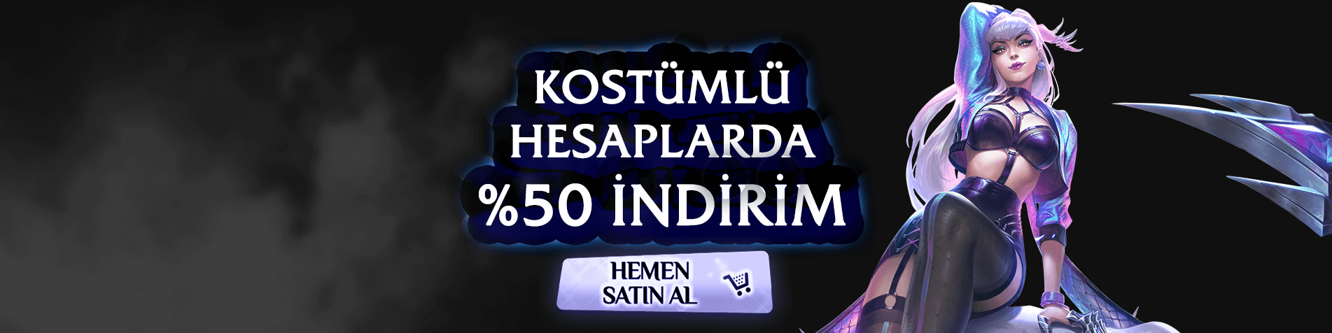 TR/EUW/EUNE kostümlü 30 level hesaplar %50 indirimle SmurfHesap.net'te!