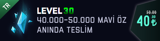 TR 40.000+ Mavi Öz Unranked Hesap