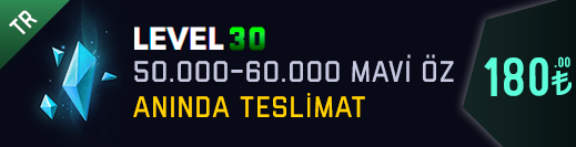 <b>TR</b> 50-60K Mavi Öz Unranked Hesap 