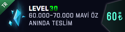 TR 60.000+ Mavi Öz Unranked Hesap